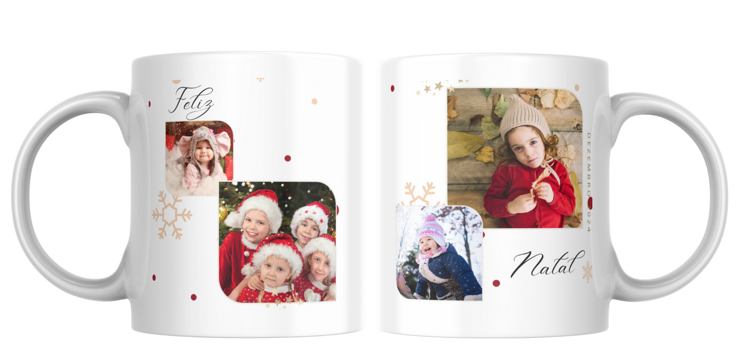 Caneca de Natal Personalizável