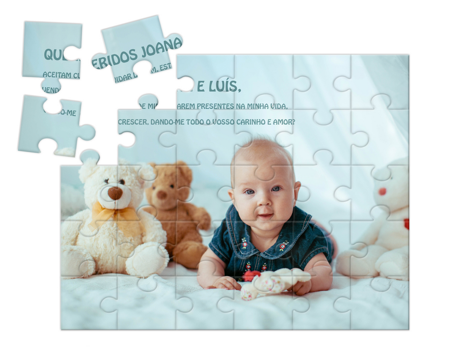 Puzzle 35 Peças + Caixa Personalizada