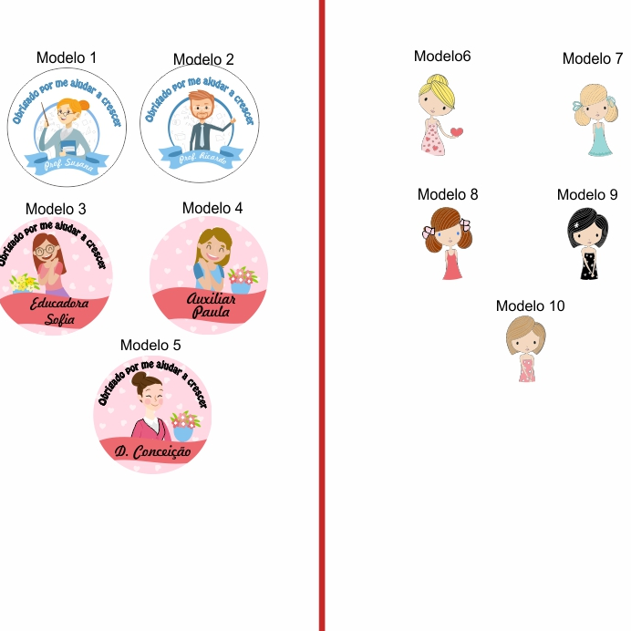 modelos-ilustrações-educadoras-crachás