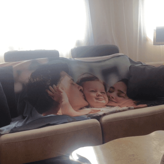 MANTA PERSONALIZADA COM FOTO- DECOR PRESENTES PERSONALIZADOS