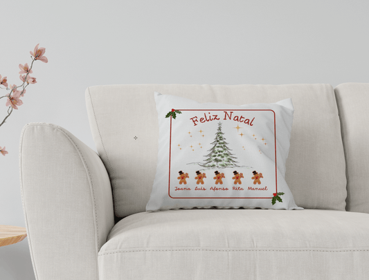 almofada de natal