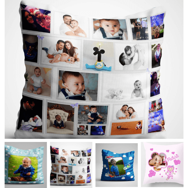 Almofadas Cor Preenchimento Total (Frente &Verso) - DECOR PRESENTES PERSONALIZADOS