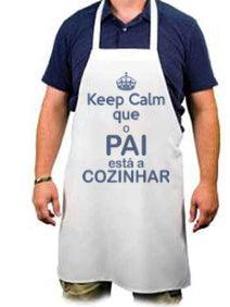 Avental "Keep Calm Pai" - DECOR PRESENTES PERSONALIZADOS