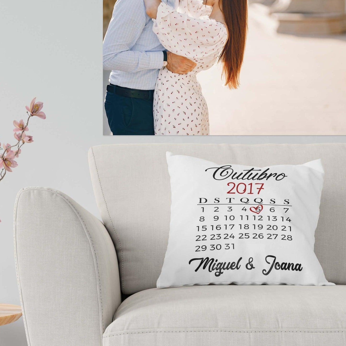 Almofada Calendário - DECOR PRESENTES PERSONALIZADOS