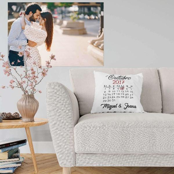 Almofada Calendário - DECOR PRESENTES PERSONALIZADOS