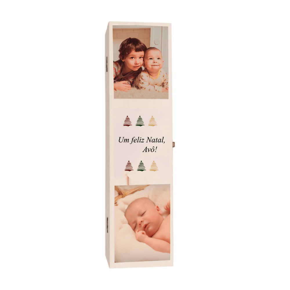 CAIXA PARA GARRAFA PERSONALIZADA - DECOR PRESENTES PERSONALIZADOS