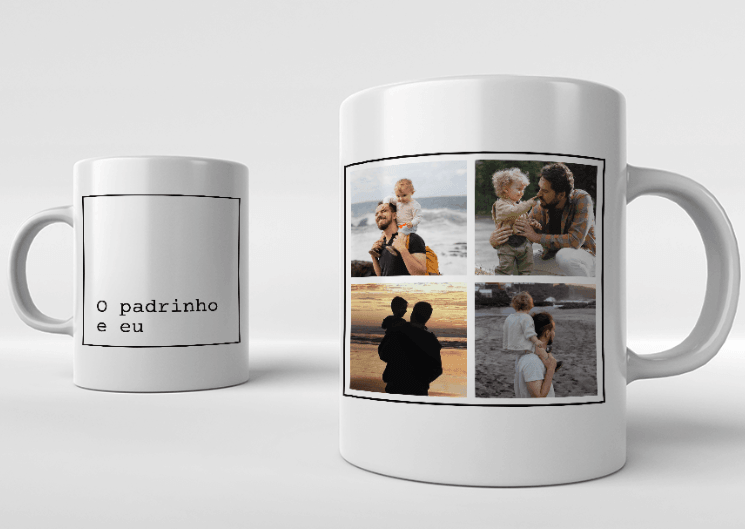 Caneca o padrinho e eu