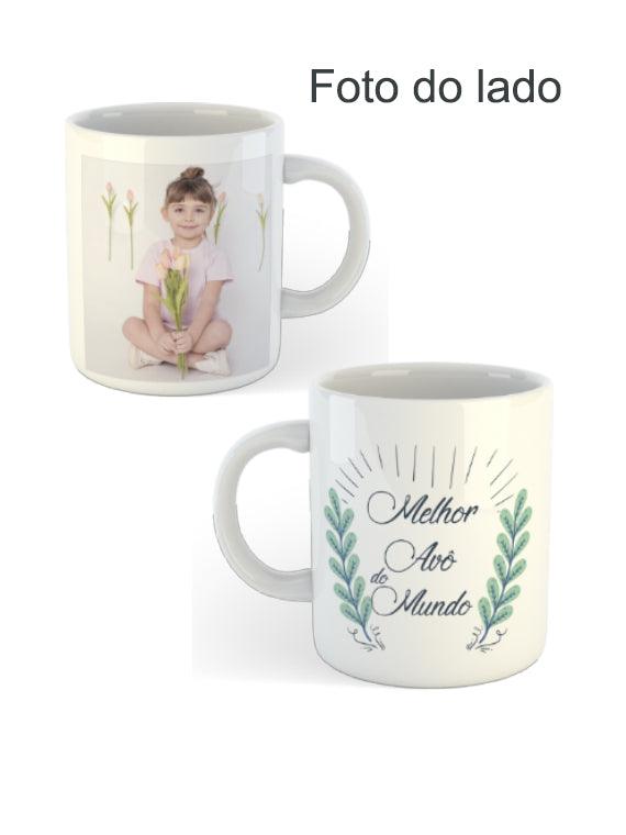 Caneca Melhor Avô Do Mundo Personalizada Com Foto - DECOR PRESENTES PERSONALIZADOS