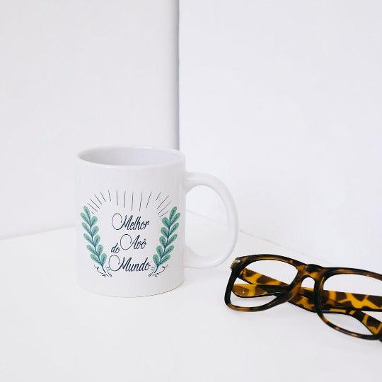 Caneca "Melhor Avô Do Mundo"" - DECOR PRESENTES PERSONALIZADOS