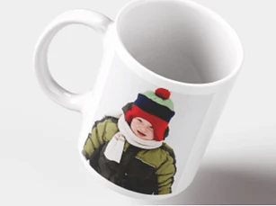 caneca natal com foto
