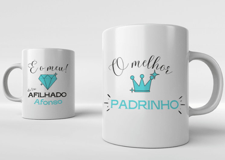Caneca O Melhor Padrinho - DECOR PRESENTES PERSONALIZADOS