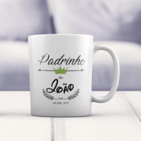 CANECAS PERSONALIZADAS PARA PADRINHOS- DECOR PRESENTES PERSONALIZADOS
