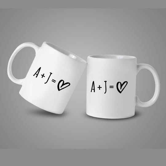 Conjunto de Canecas Para Casais Apaixonados - DECOR PRESENTES PERSONALIZADOS