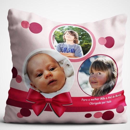 Almofada Personalizada "Círculos" - DECOR PRESENTES PERSONALIZADOS