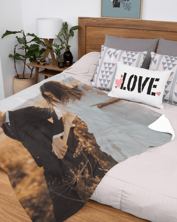MANTA PERSONALIZADA COM FOTO- DECOR PRESENTES PERSONALIZADOS