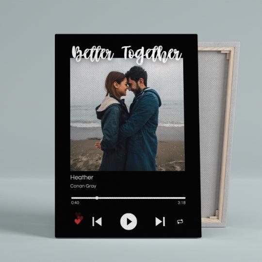 Tela "Playlist" Em Preto - DECOR PRESENTES PERSONALIZADOS