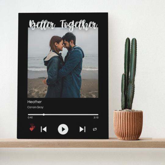 Tela "Playlist" Em Preto - DECOR PRESENTES PERSONALIZADOS