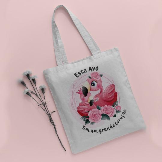 Saco Com Alsas Compridas "Flamingos" - DECOR PRESENTES PERSONALIZADOS