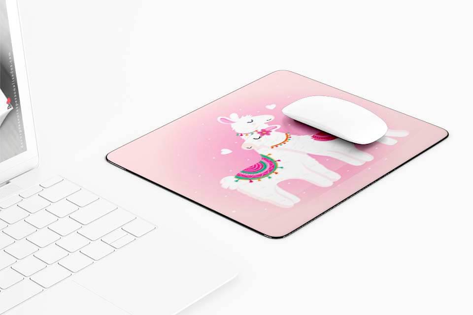 Tapete de Rato "Love Llamas" - DECOR PRESENTES PERSONALIZADOS