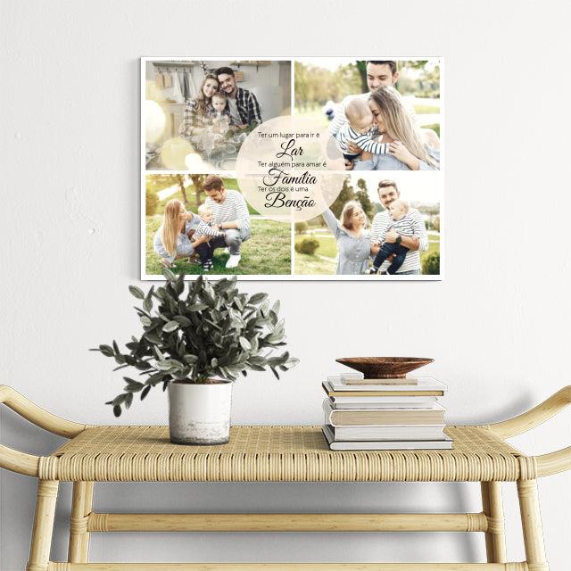 Tela Personalizada "Moments" - DECOR PRESENTES PERSONALIZADOS