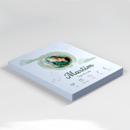 Tela Dados Do Nascimento "Dreammy" - DECOR PRESENTES PERSONALIZADOS