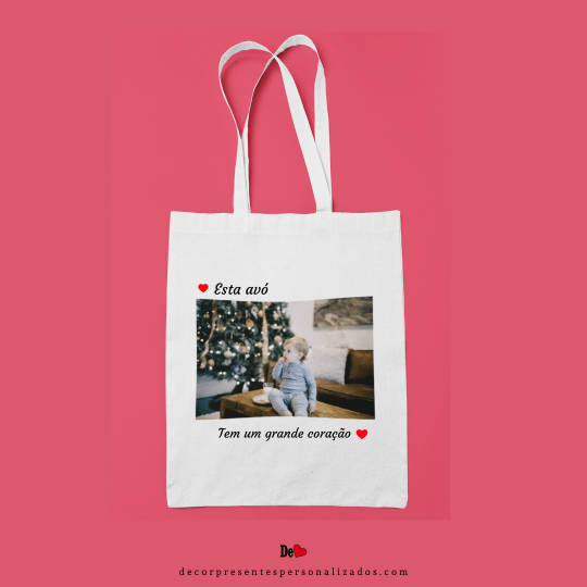 saco asas compridas com foto- decor presentes.peronalizados