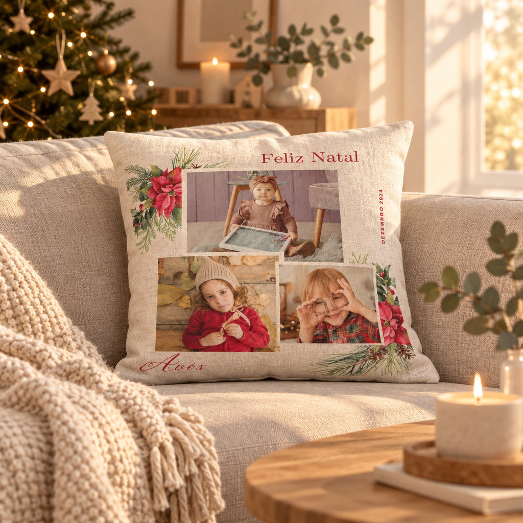 Almofada Personalizável "Natal"