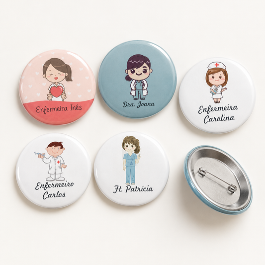 Crachá Personalizado para Profissionais de Saúde