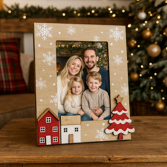 Moldura Xmas Magic – Personalizada com Foto 10x15cm