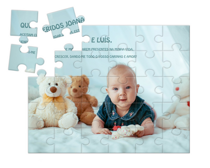 Puzzle 35 Peças + Caixa Personalizada