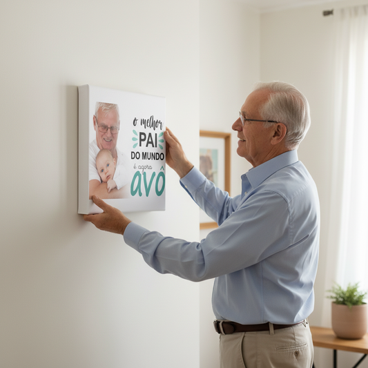 Tela "Melhor Pai Avô" Com Foto