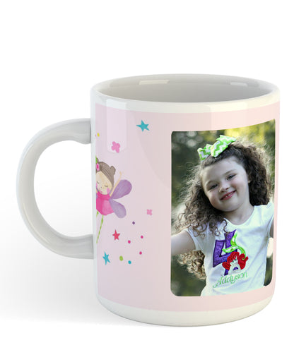 Caneca Personalizada Fada - Nome Personalizado para Bebés e Crianças