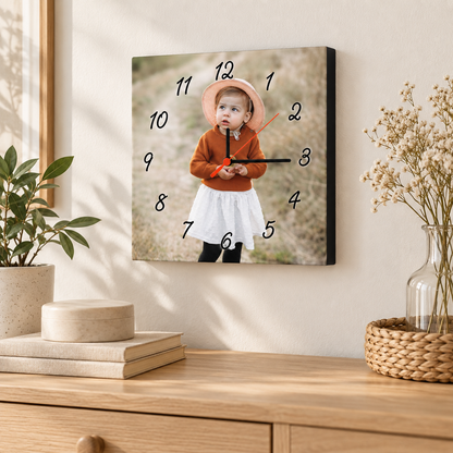Tela-Relógio Personalizada com Foto