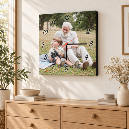 Tela-Relógio Personalizada com Foto