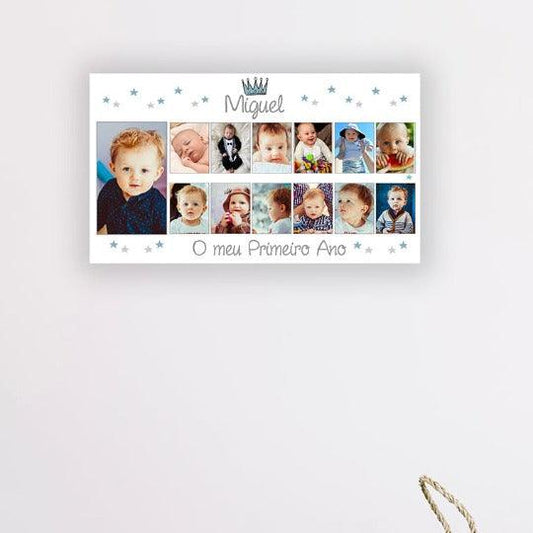 Tela "O meu Primeiro Ano" - Decor Presentes Personalizados