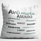 Almofada Personalizada "Avô Muito Amado" - DECOR PRESENTES PERSONALIZADOS