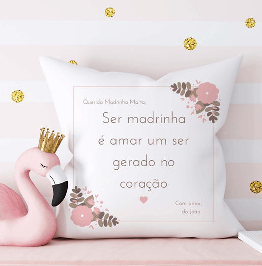 ALMOFADA PARA MADRINHA-DECOR PRESENTES ERSONALIZADOS