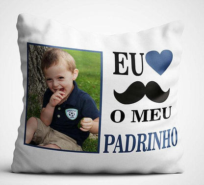 ALMOFADA PERSONALIZADA PADRINHOS - DECOR PRESENTES PERSONALIZADOS