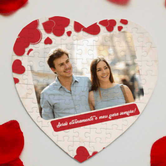 imprimir puzzle coração - puzzle personalizado com foto