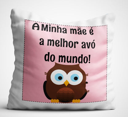 Almofada Personalizada Melhor mãe e avó - DECOR PRESENTES PERSONALIZADOS