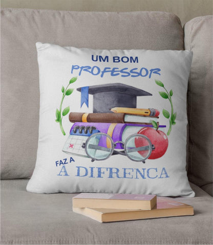 Almofada "Um Bom Professor" - DECOR PRESENTES PERSONALIZADOS