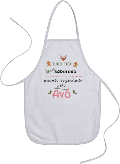 Avental Natal "Avó" - DECOR PRESENTES PERSONALIZADOS