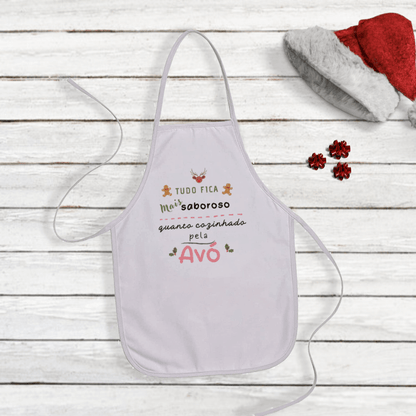 Avental Natal "Avó" - DECOR PRESENTES PERSONALIZADOS