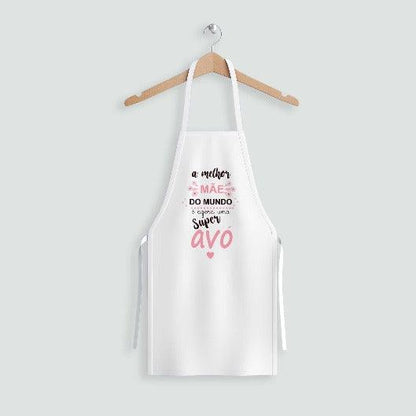 Avental "Melhor Mãe Avó" - DECOR PRESENTES PERSONALIZADOS