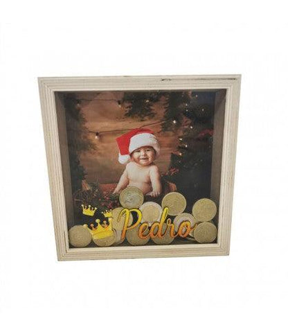 Moldura Mealheiro Personalizado - DECOR PRESENTES PERSONALIZADOS