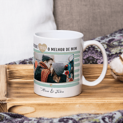 Caneca "O melhor de mim" | Personalizamos por si - DECOR PRESENTES PERSONALIZADOS