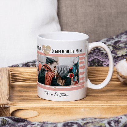 Caneca "O melhor de mim" | Personalizamos por si - DECOR PRESENTES PERSONALIZADOS