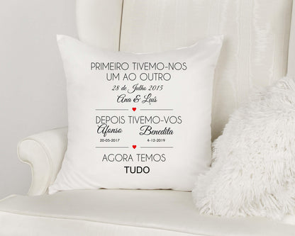 Almofada Personalizada "Tudo" - DECOR PRESENTES PERSONALIZADOS