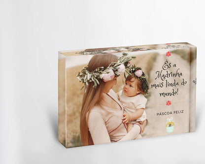 MOLDURA 3D - FOTO CRISTAL  PERSONALIZADO - DECOR PRESENTES PERSONALIZADOS
