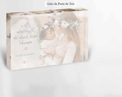 MOLDURA 3D - FOTO CRISTAL  PERSONALIZADO - DECOR PRESENTES PERSONALIZADOS